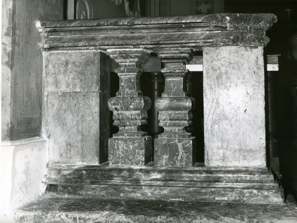 balaustrata - ambito laziale (sec. XVII)