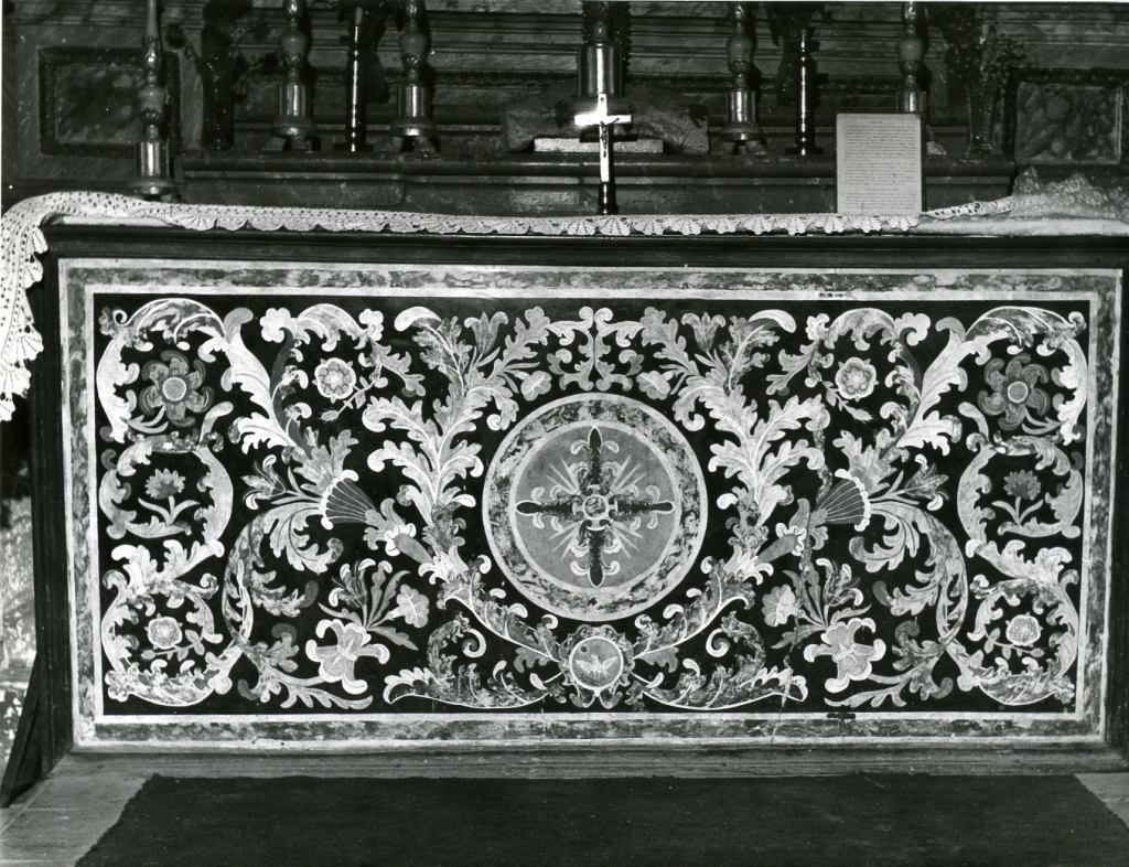 paliotto - ambito laziale (fine/inizio secc. XVII/ XVIII)