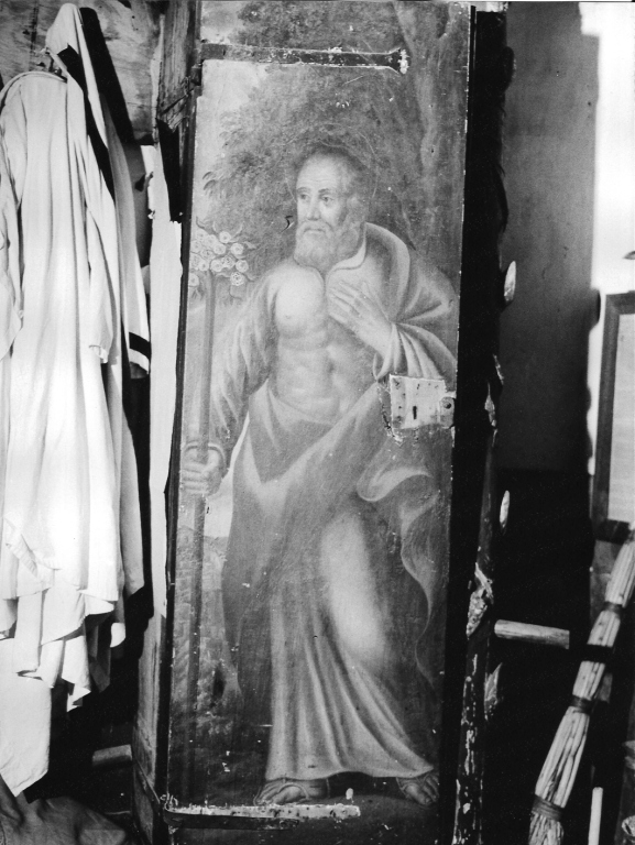 San Giuseppe (anta di armadio) - ambito laziale (sec. XVII)