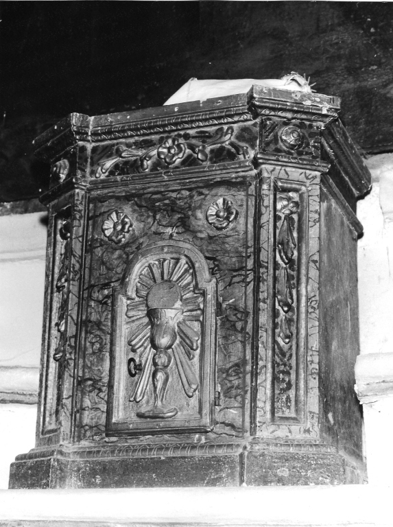 tabernacolo - a tempietto - ambito laziale (sec. XVII)