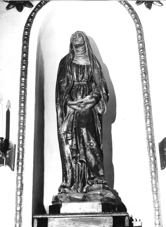 Santa Caterina da Siena (statua) - ambito laziale (sec. XVIII)
