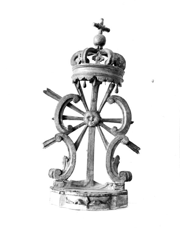 tronetto per esposizione eucaristica - ambito laziale (sec. XVIII)