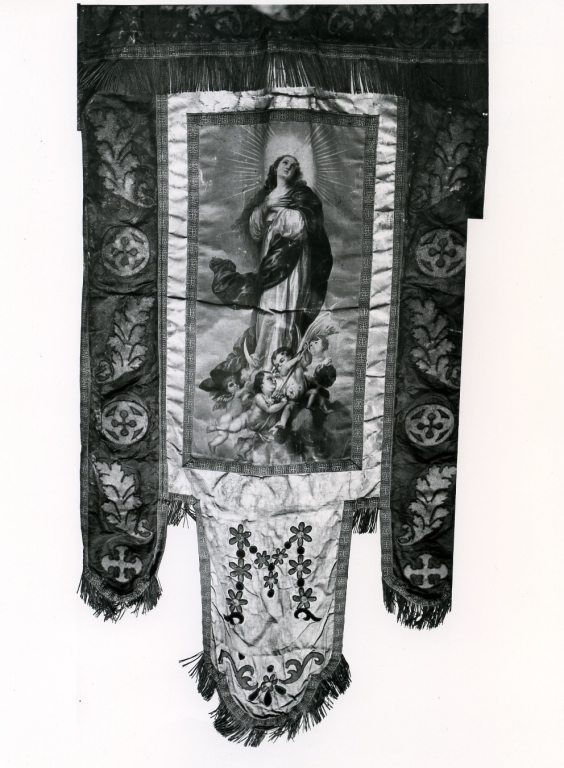 Madonna Immacolata (stendardo) - ambito laziale (primo quarto sec. XX)