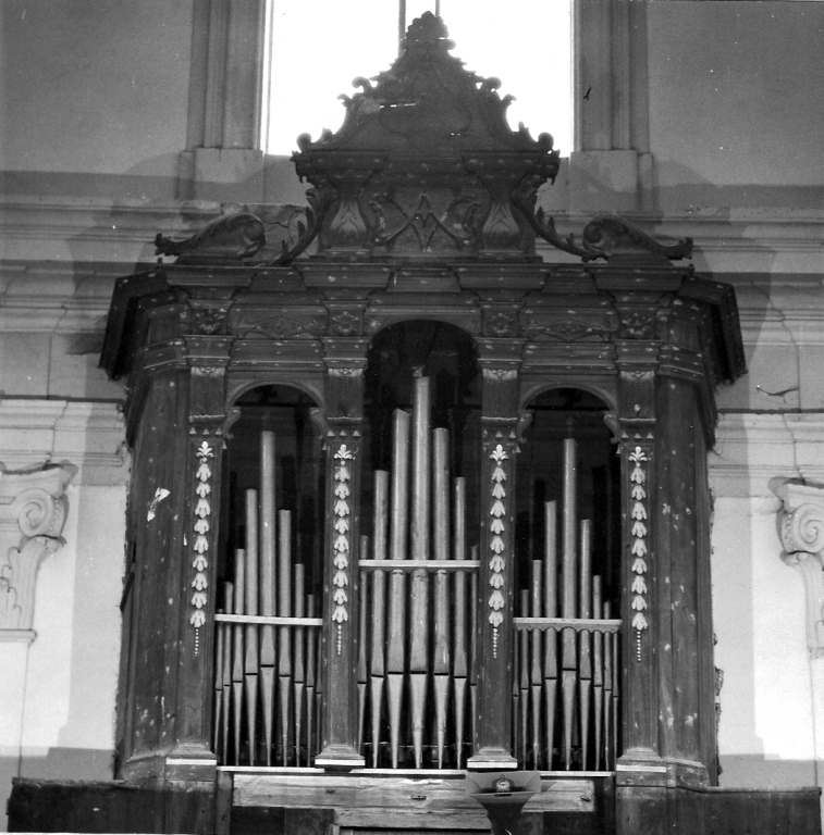 cassa d'organo - ambito laziale (sec. XVIII)