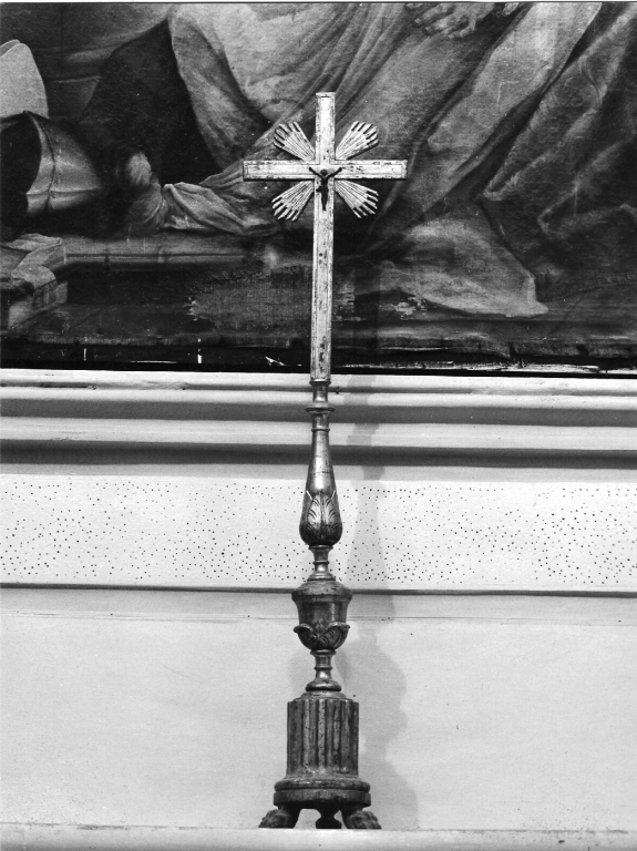 candeliere d'altare, serie - ambito laziale (sec. XIX)