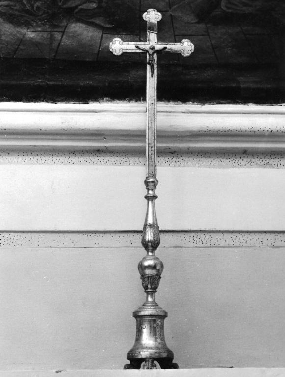 candeliere d'altare, serie - ambito laziale (sec. XIX)