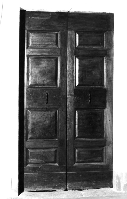 porta - a due battenti, coppia - ambito laziale (sec. XVIII)