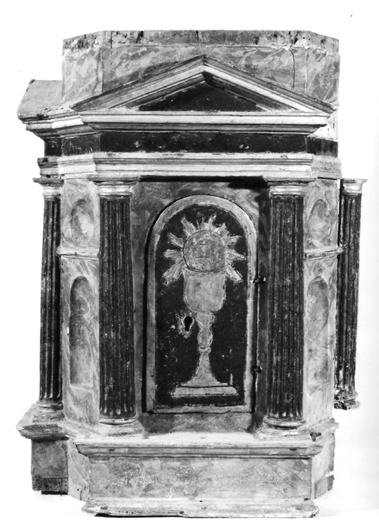 tabernacolo - a tempietto - ambito laziale (seconda metà sec. XVI)