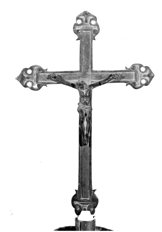 croce processionale - ambito laziale (sec. XIX)