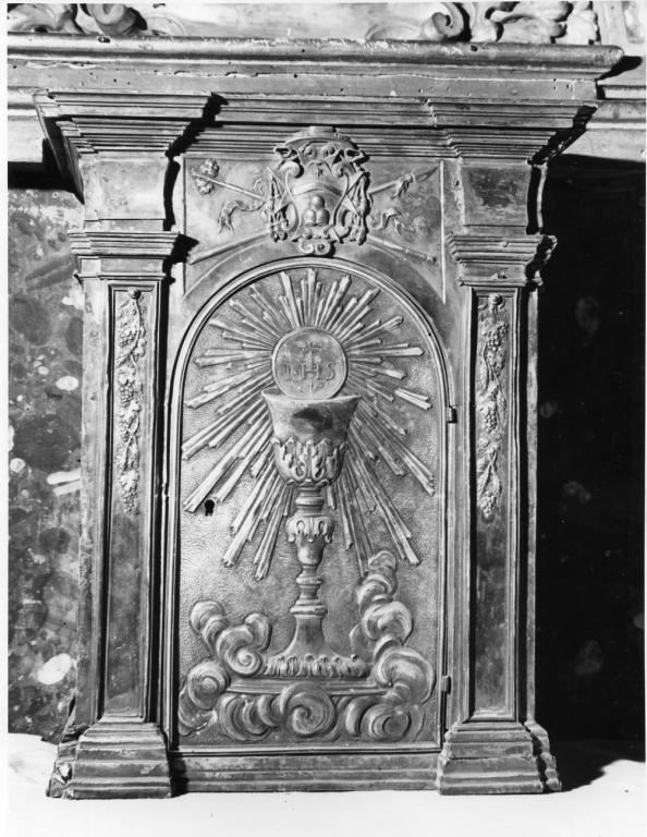 tabernacolo - ambito laziale (prima metà sec. XVIII)
