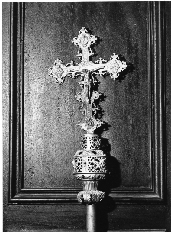 croce processionale - ambito laziale (sec. XIX)