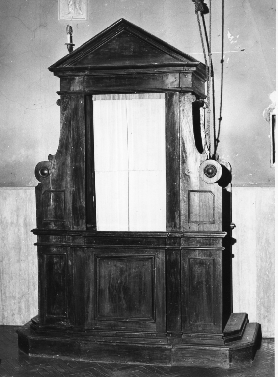 confessionale - ambito laziale (seconda metà sec. XVIII)