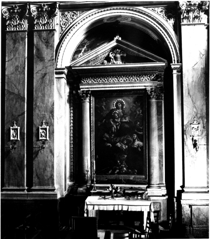 altare - ambito laziale (seconda metà sec. XVII, sec. XX)