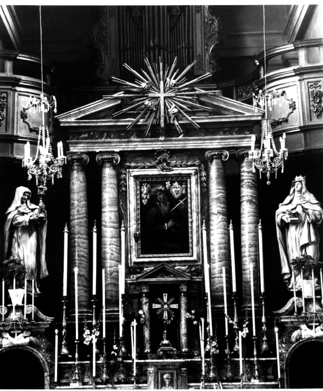 altare maggiore - ambito laziale (prima metà sec. XVIII)