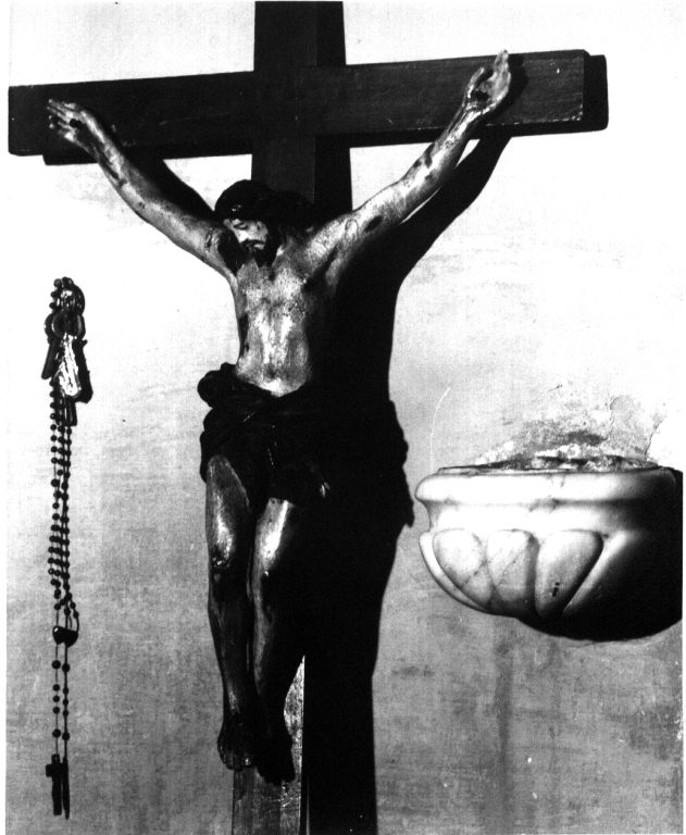 Cristo crocifisso (crocifisso) - ambito laziale (sec. XVIII)