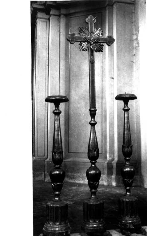 Cristo crocifisso (croce d'altare) - ambito laziale (sec. XIX)