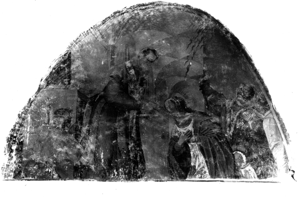 comunione di Beata Colomba (dipinto) di Manenti Vincenzo (prima metà sec. XVII)
