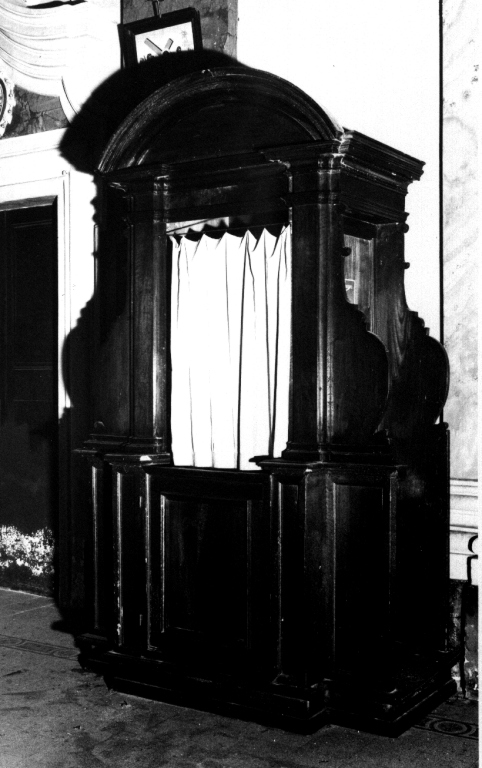 confessionale, coppia - ambito laziale (sec. XIX)