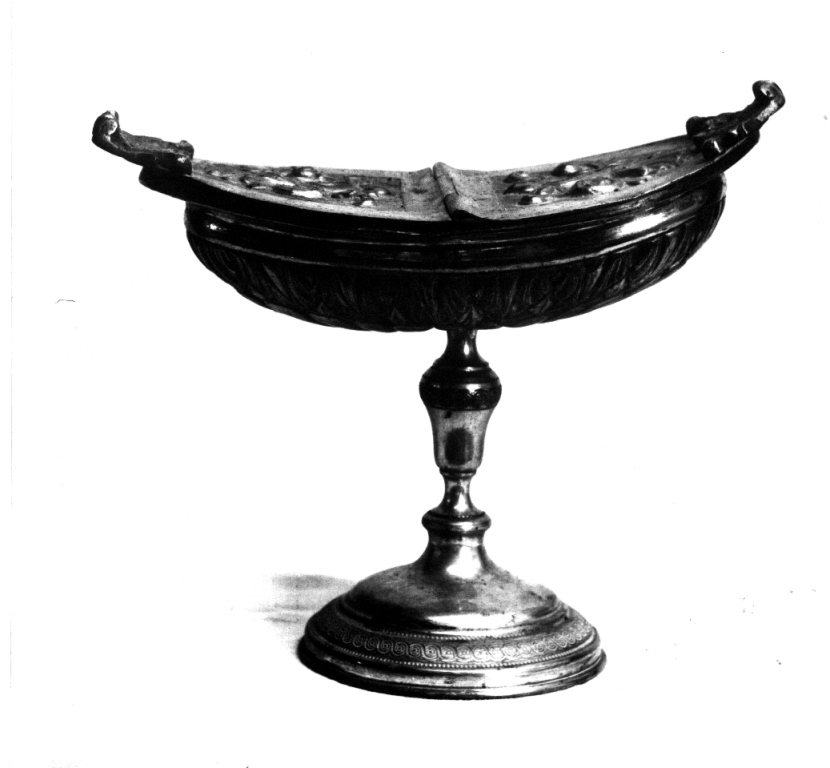 navicella portaincenso - a galeone - ambito laziale (fine/inizio secc. XIX/ XX)
