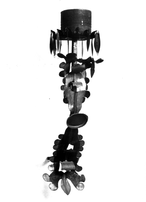 candeliere da parete - ambito laziale (prima metà sec. XX)