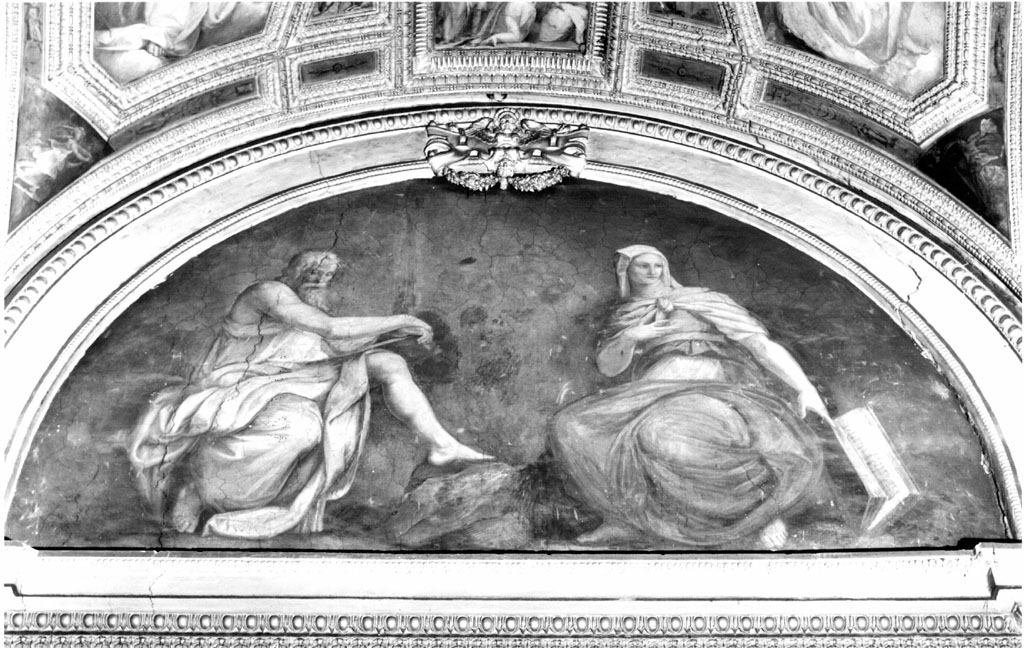 Profeta e sibilla (dipinto) di Franco Battista detto Semolei (sec. XVI)