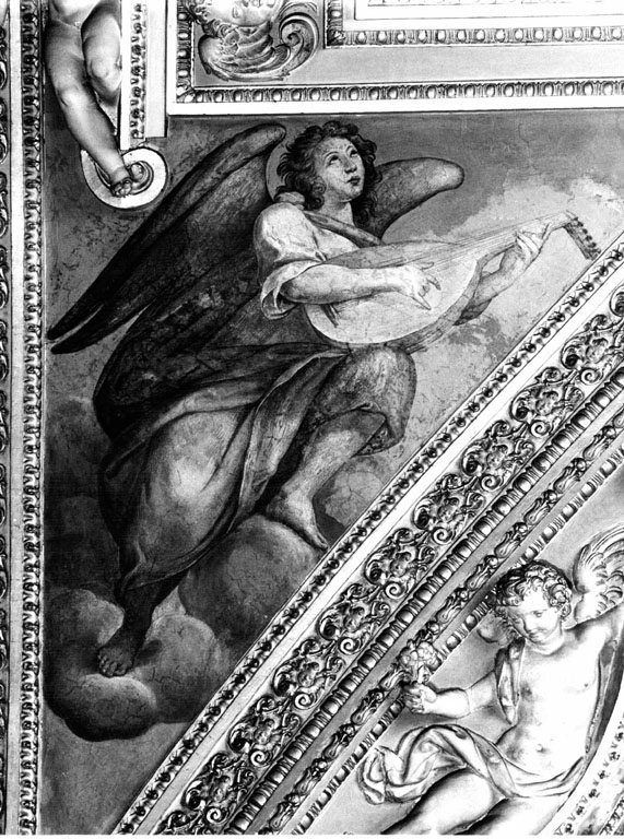 angeli musicanti (dipinto) di Nebbia Cesare (secc. XVI/ XVII)