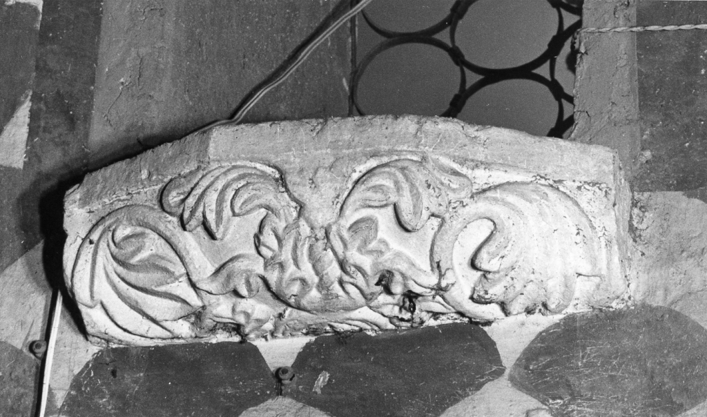 mensola - ambito laziale (secc. XIII/ XIV)