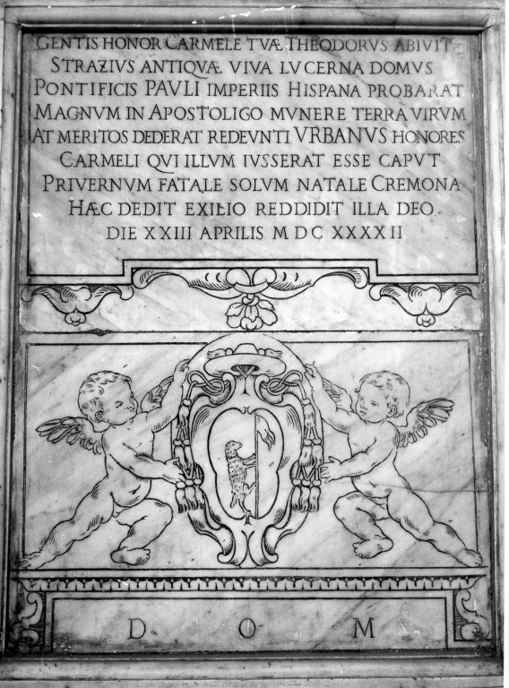 lapide - ambito laziale (sec. XVII)
