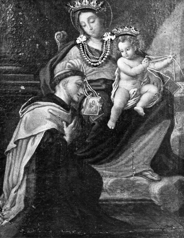 Madonna del Carmelo (dipinto) - ambito laziale (secc. XVIII/ XIX)