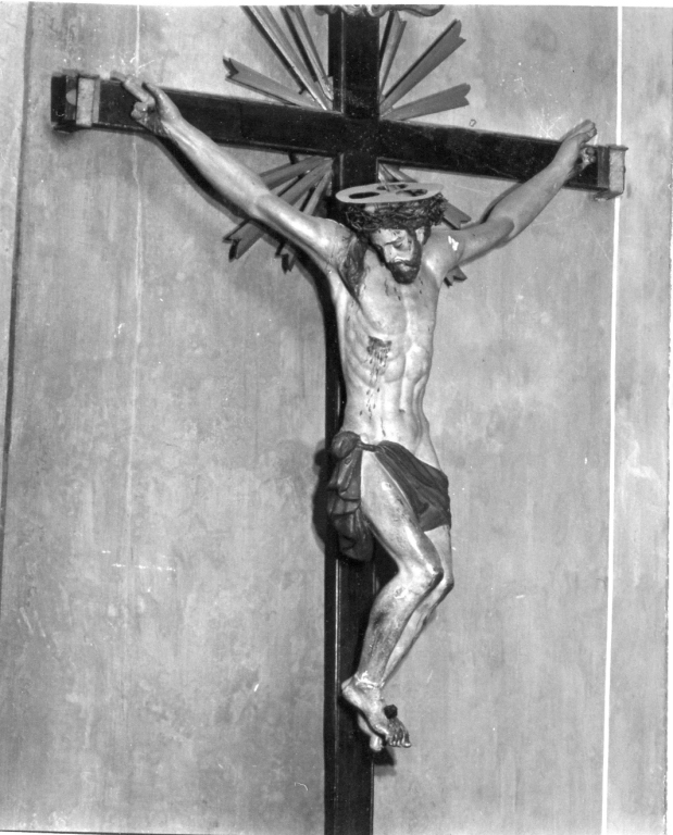 Cristo crocifisso (scultura) - ambito laziale (sec. XIX, sec. XIX)