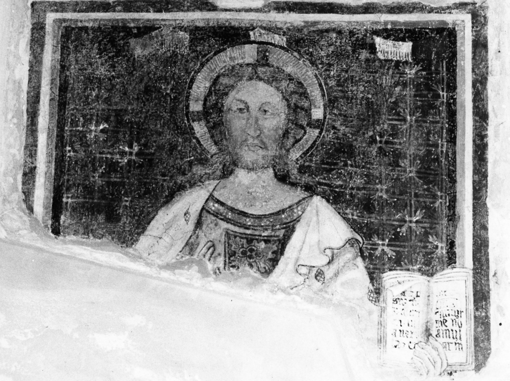 Cristo benedicente (dipinto) - ambito laziale (sec. XIV)