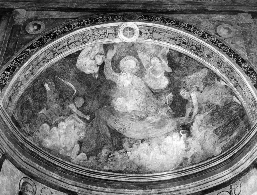 Dio Padre e angeli (dipinto) - ambito laziale (sec. XVI)