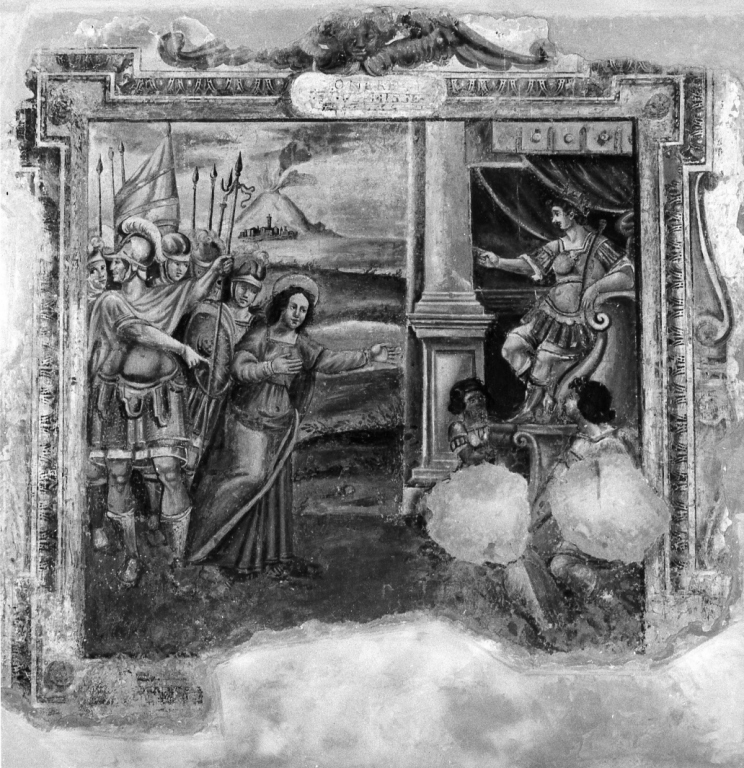 Sant'Agata davanti al tiranno (dipinto) - ambito laziale (sec. XVII)