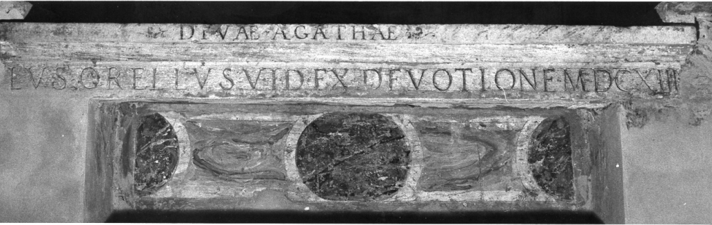 decorazione plastico-pittorica - ambito laziale (sec. XVII)