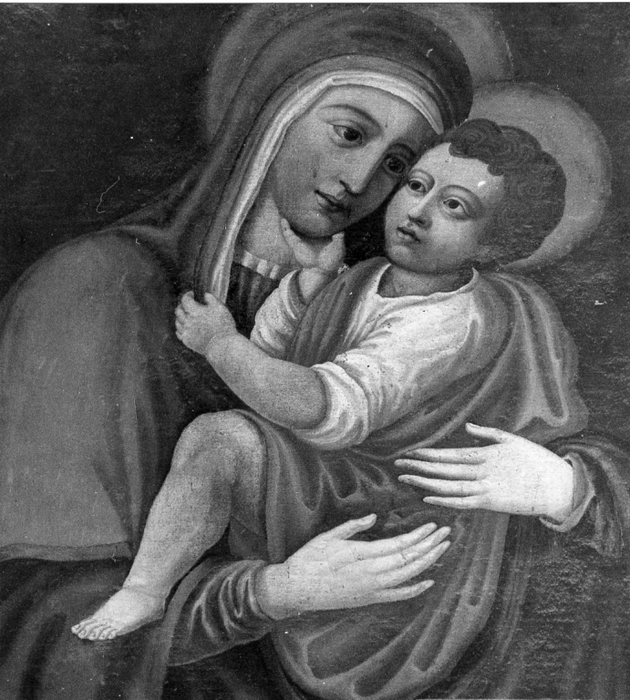 Madonna con Bambino (dipinto) - ambito laziale (sec. XIX)