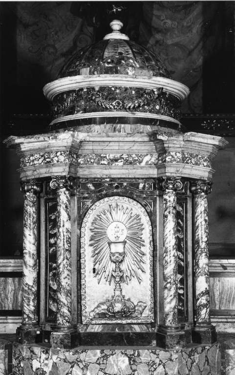 tabernacolo - a tempietto - ambito laziale (sec. XVIII)