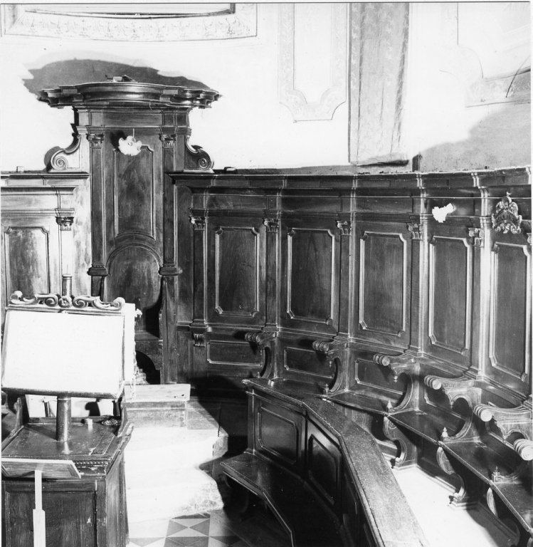 stalli del coro di Vult Giuseppe (sec. XVIII)