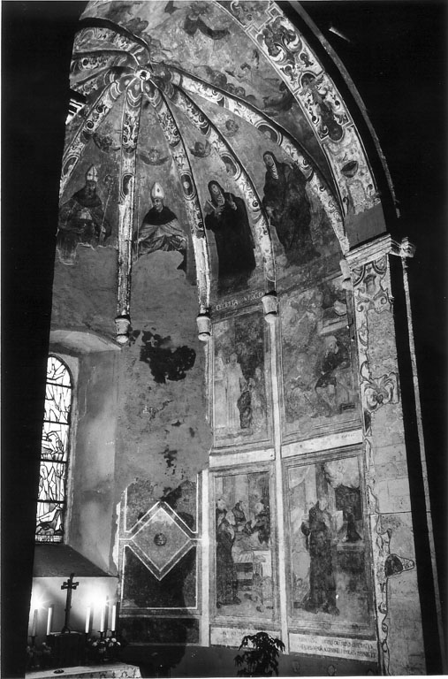 Cristo e santi (dipinto, ciclo) - ambito romano (ultimo quarto sec. XVI)