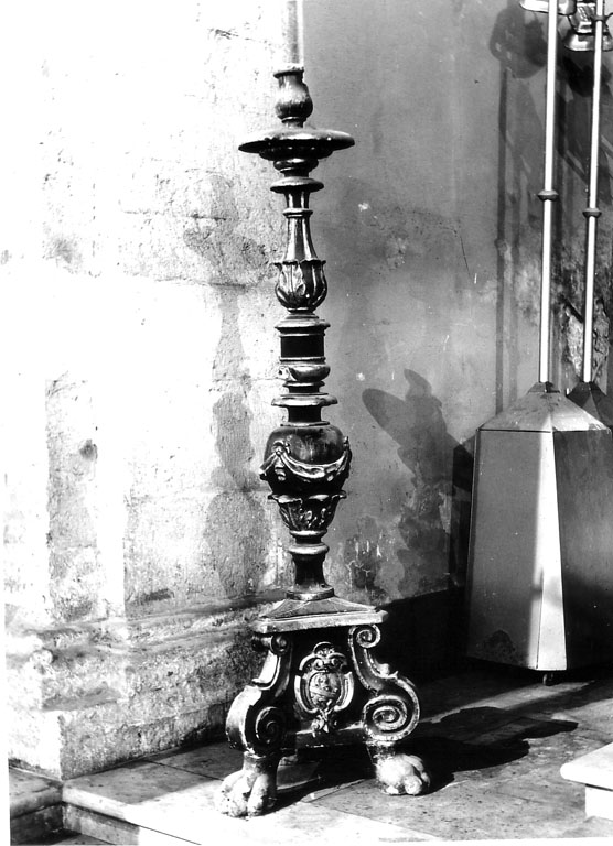 candelabro - ambito laziale (ultimo quarto sec. XVIII)