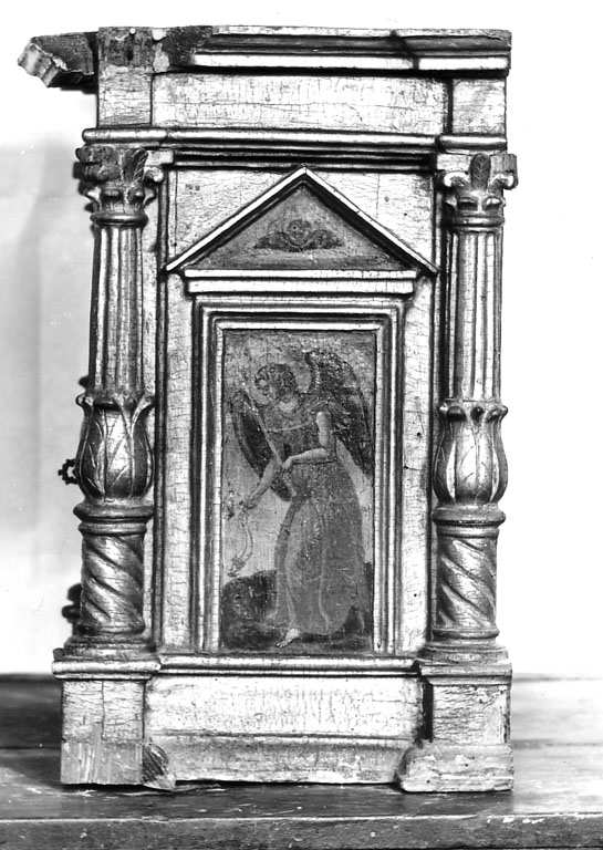 angeli con i simboli della passione (dipinto) - ambito laziale (sec. XVII)