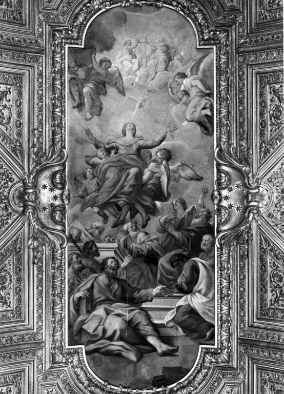 assunzione della Madonna (dipinto) di Calandrucci Giacinto (sec. XVIII)