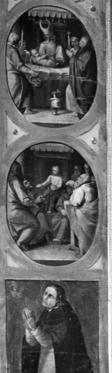 disputa di Gesù con i dottori nel tempio (dipinto) - ambito laziale (fine/inizio secc. XVI/ XVII)