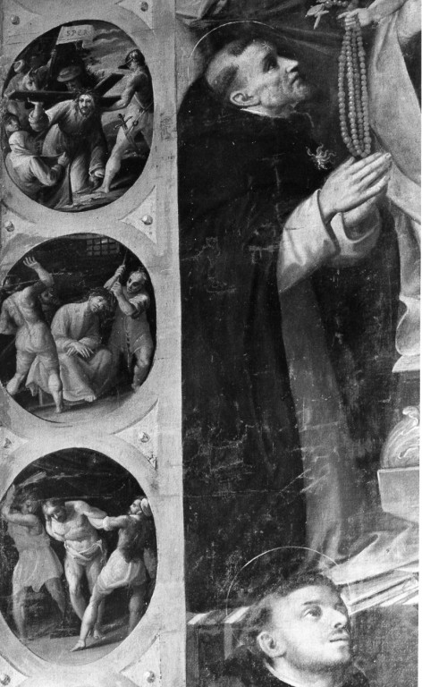 flagellazione di Cristo (dipinto) - ambito laziale (fine/inizio secc. XVI/ XVII)