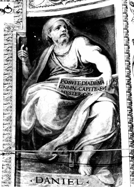 Profeti Geremia; Osea; Salomone; Daniele; Malachia; Aggeo (dipinto) di Ricci Giovanni Battista (fine sec. XVI)
