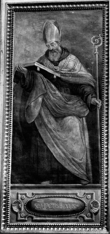 Quattro Padri della Chiesa latina (dipinto) di Polenzani Giovan Battista (sec. XIX)