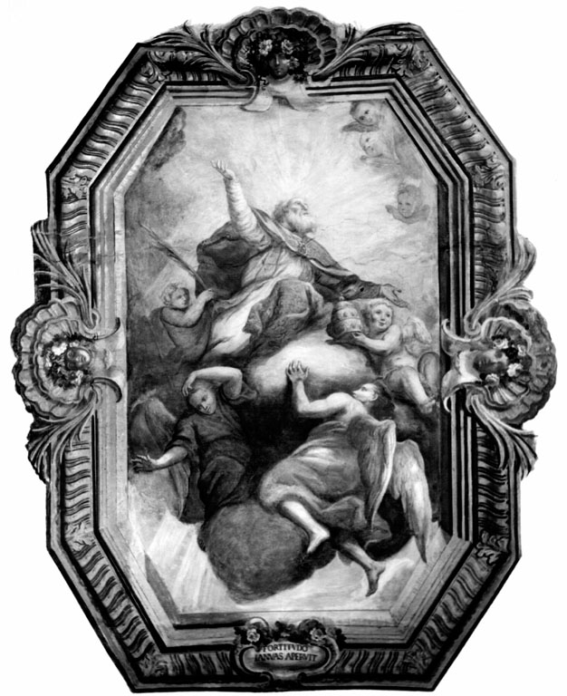 Gloria di San Marcello (dipinto) di Ciocchi Giovanni Maria (sec. XVII)