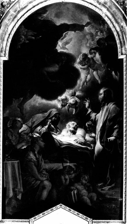 Morte di san Giuseppe (dipinto) di Trevisani Francesco (sec. XVIII)