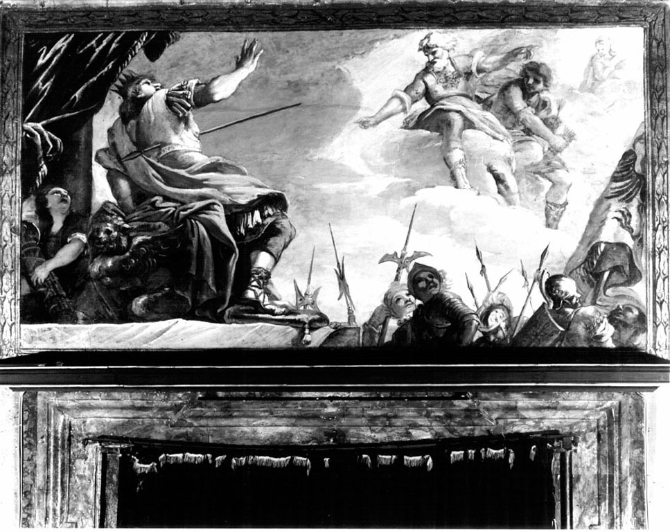 Morte di Giuliano l'apostata (dipinto) di Courtois Guillaume detto Borgognone (sec. XVII)