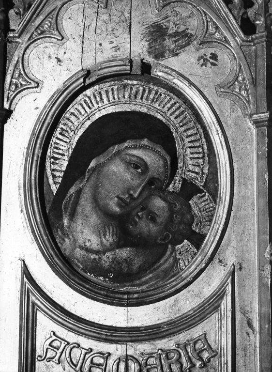 Madonna con Bambino (dipinto) - ambito senese (fine/inizio secc. XIV/ XV)