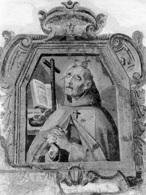 San Bernardino (San Pietro d'Alcantara?) (dipinto) di Pucciati Angelo (e aiuti) (metà sec. XVII)